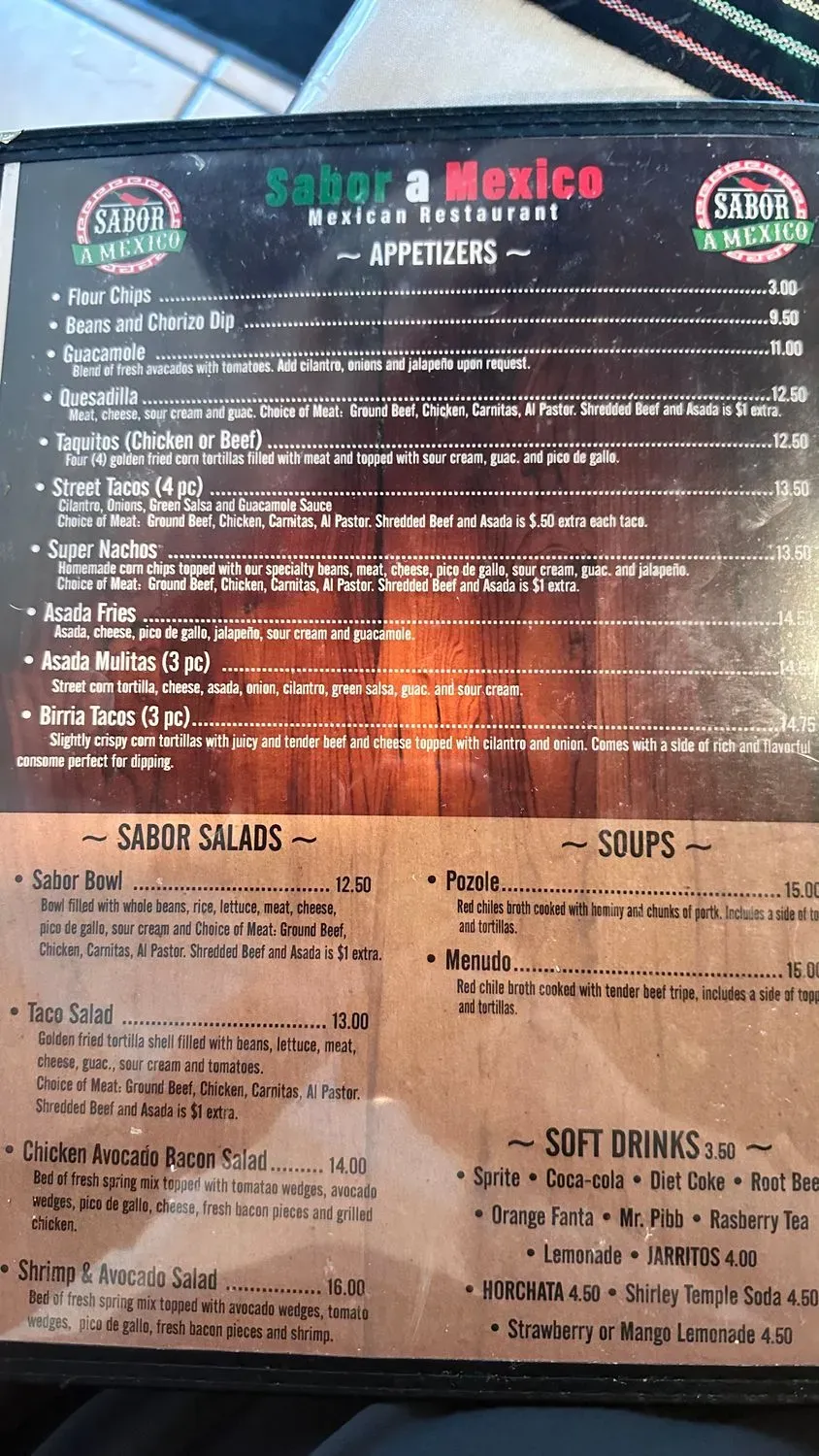 Menu 4