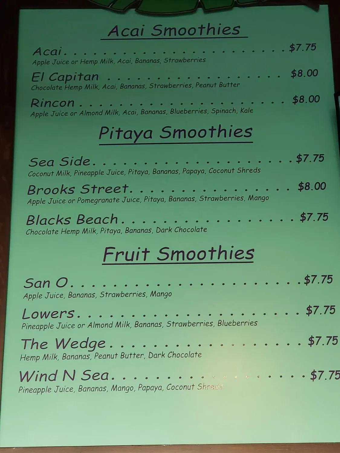 Menu 6