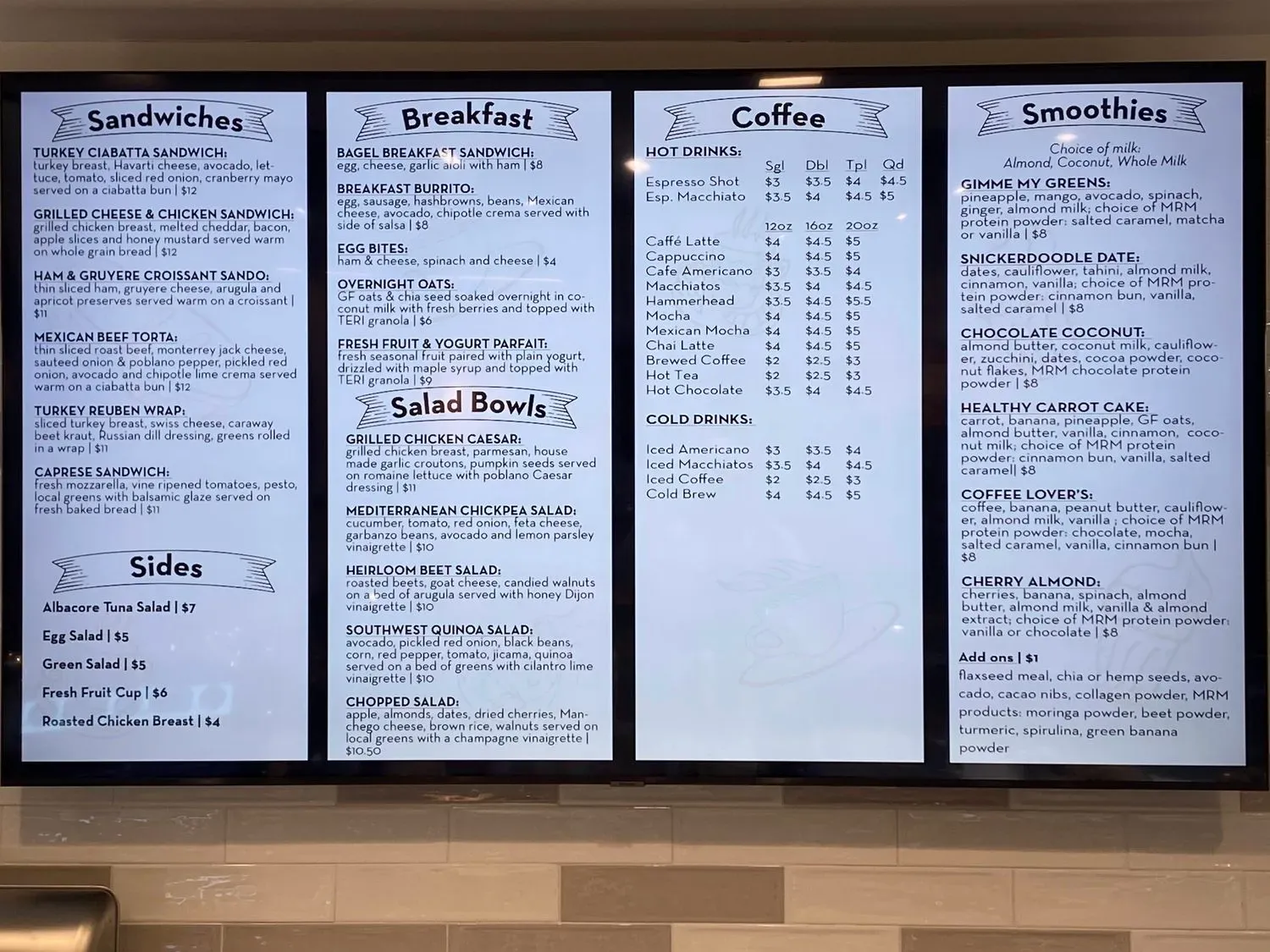 Menu 3