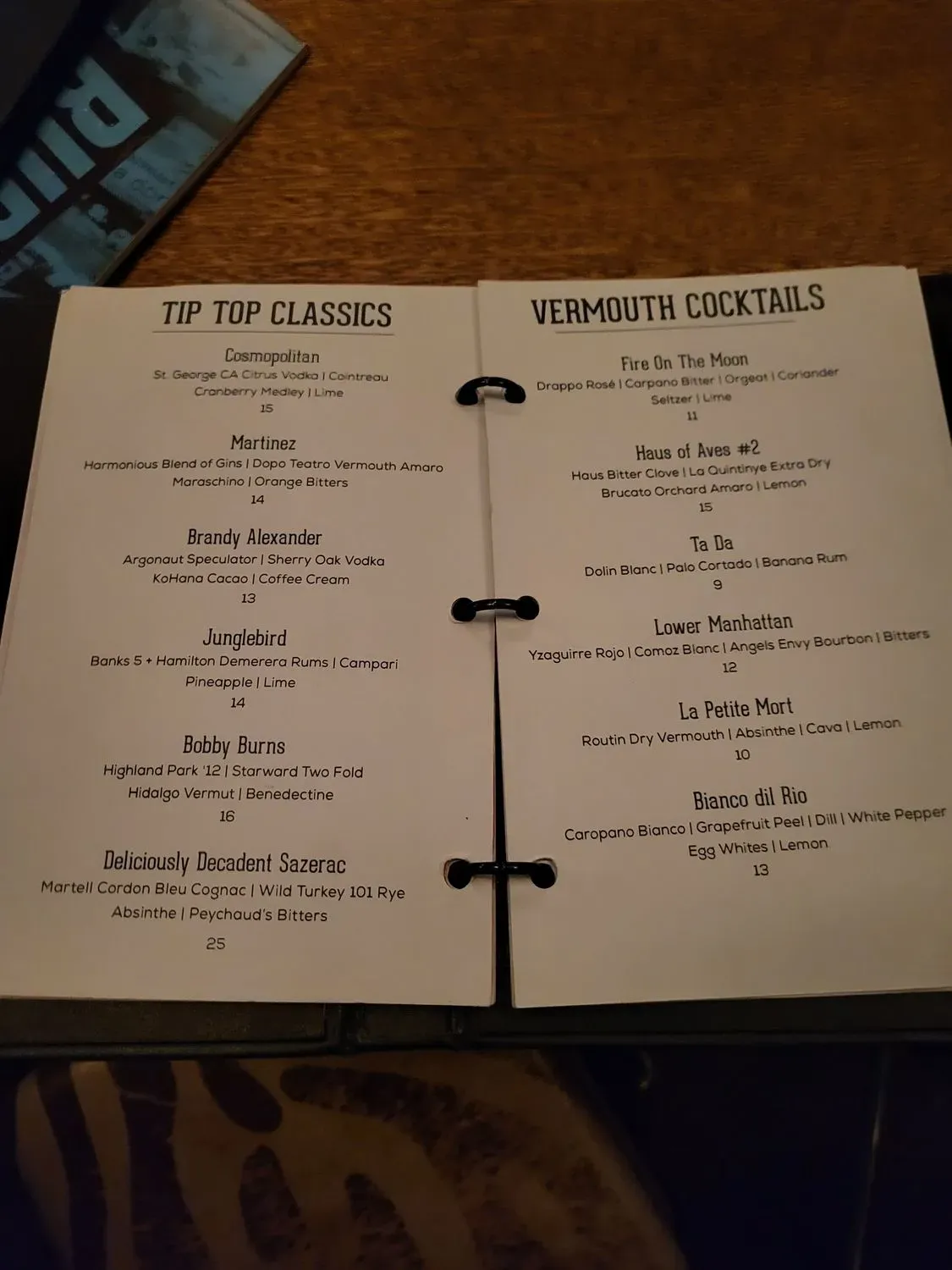 Menu 6