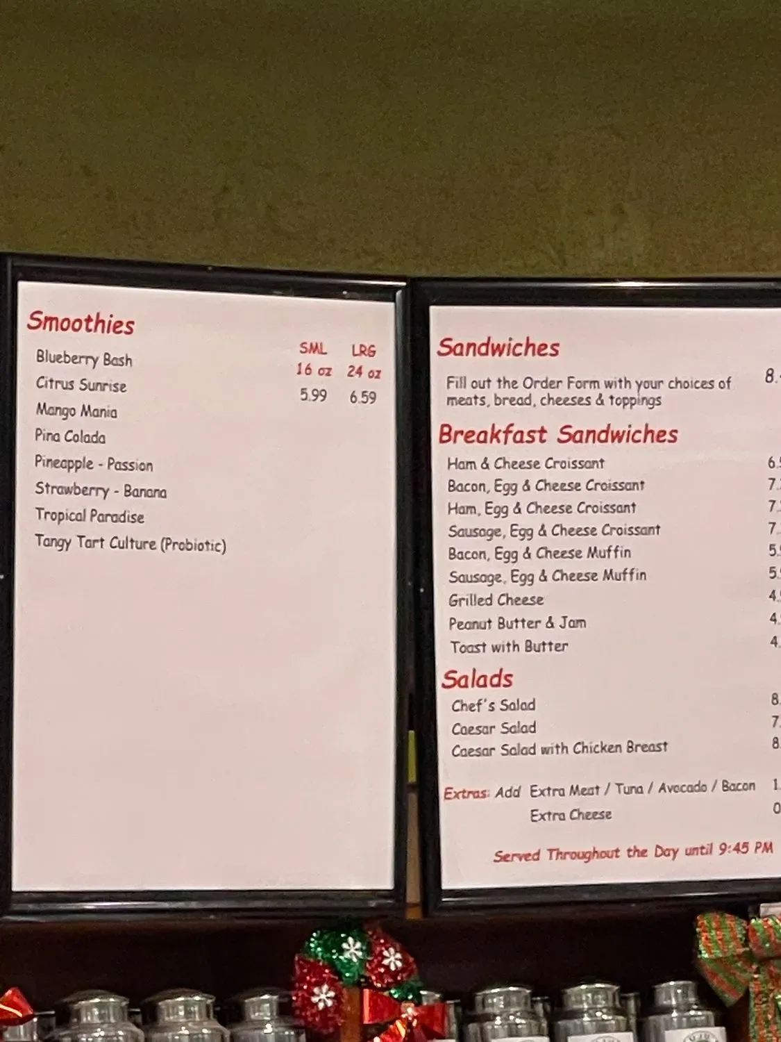 Menu 6