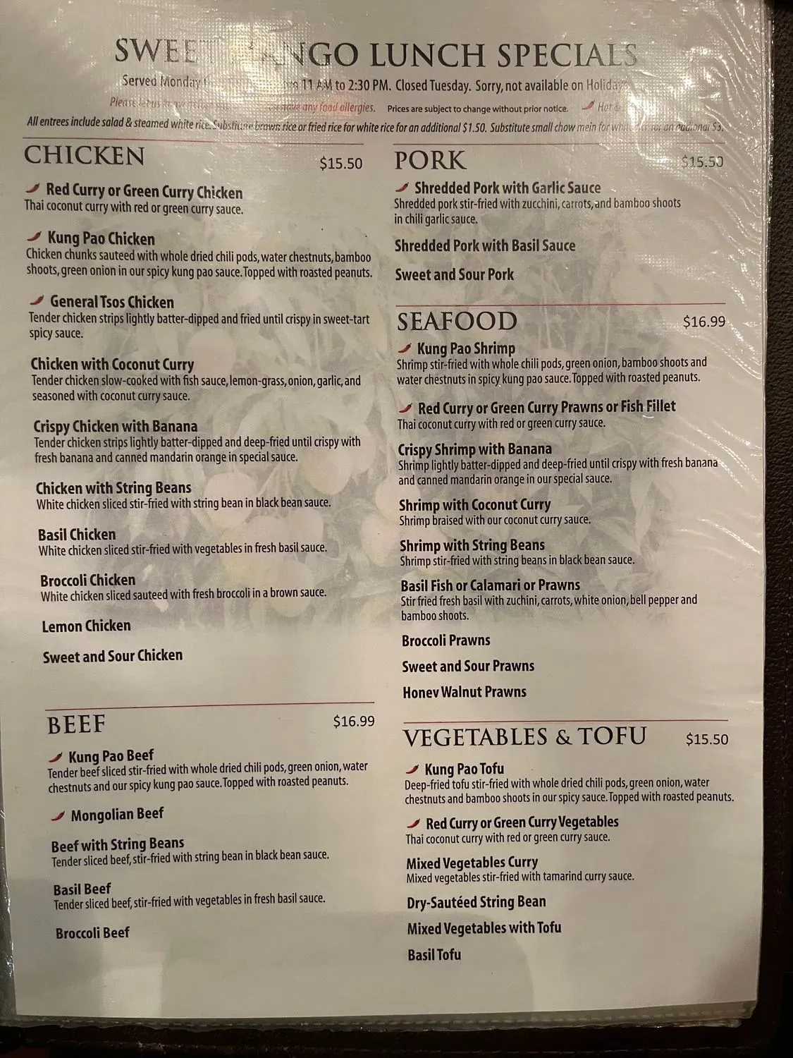 Menu 5