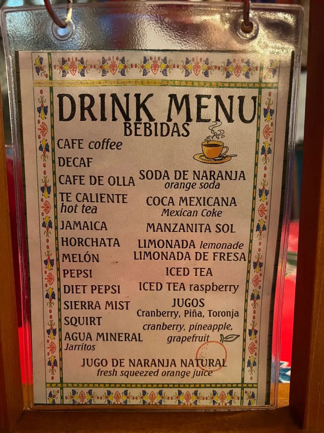 Menu 6