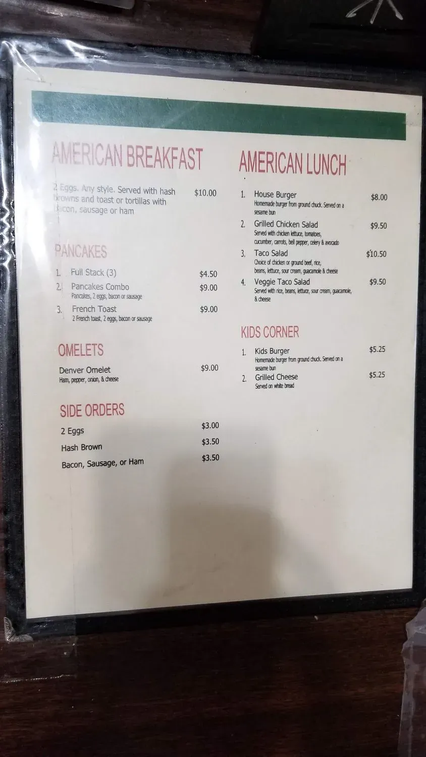 Menu 6