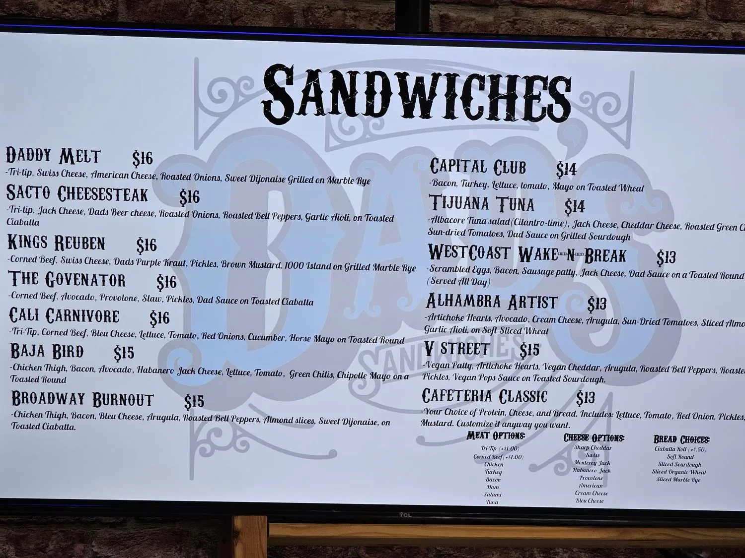 Menu 2