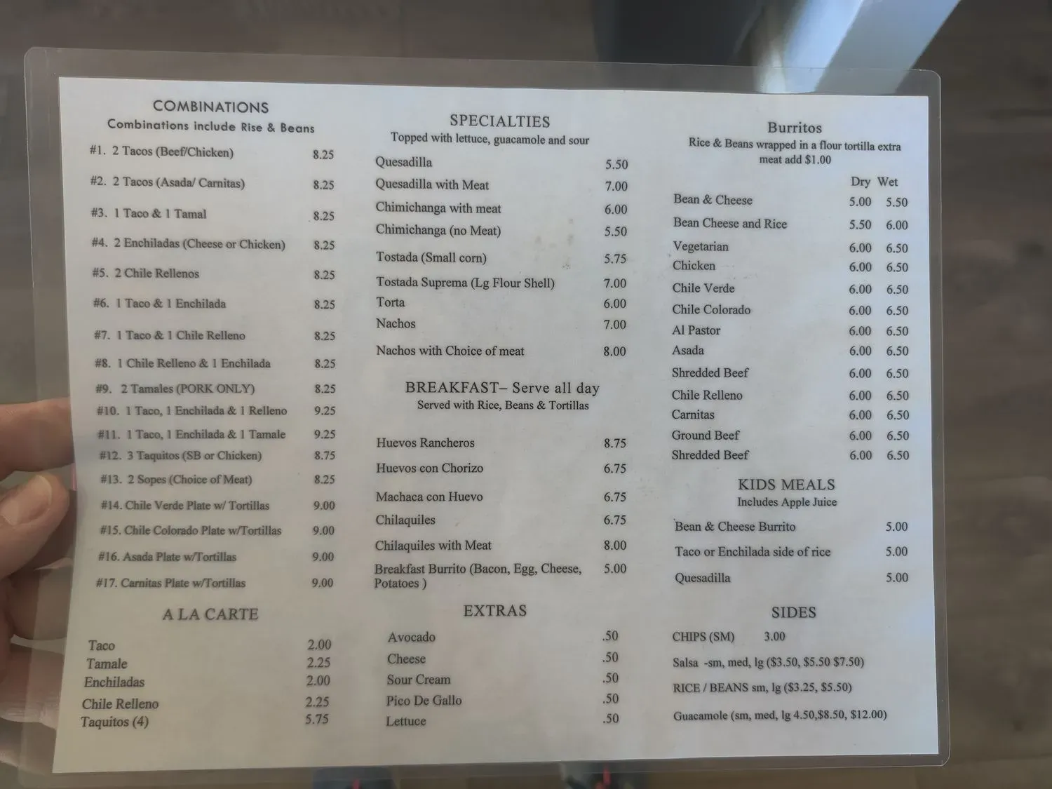 Menu 6