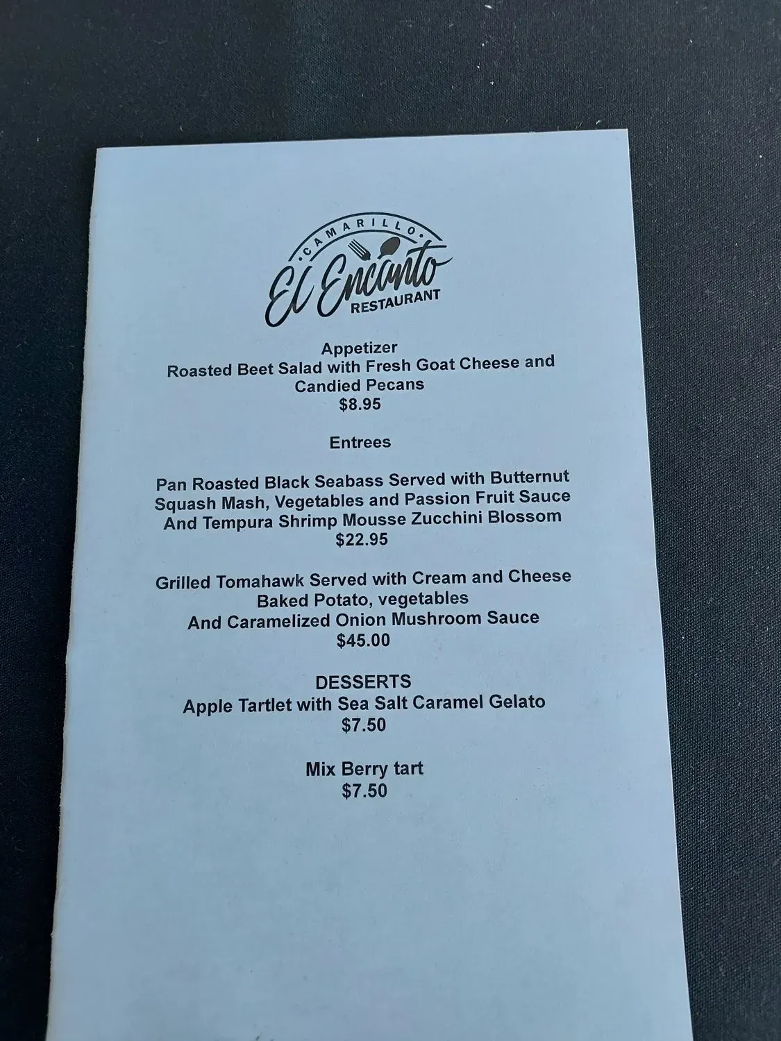 Menu 4