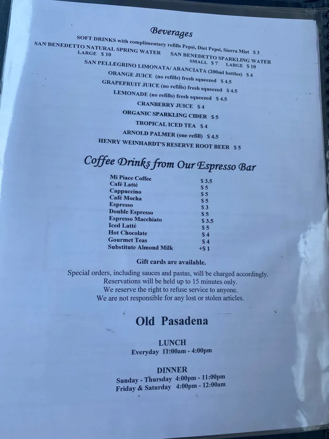 Menu 6