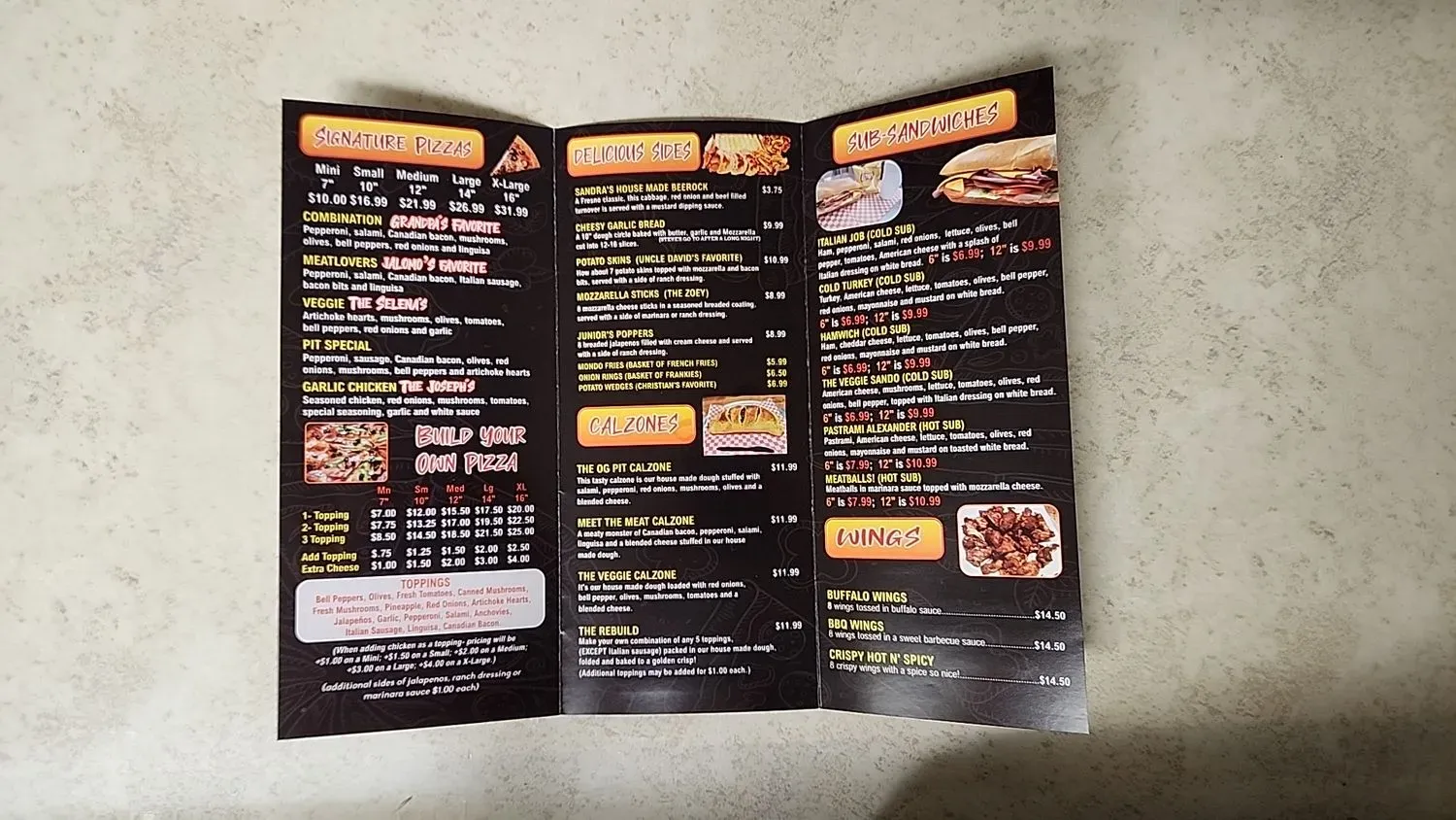 Menu 3