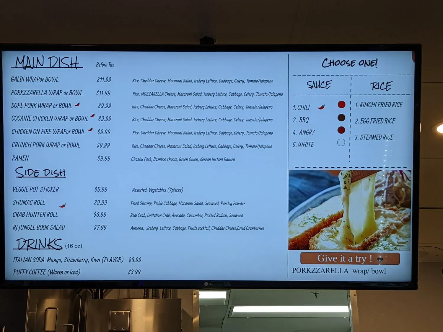 Menu 3