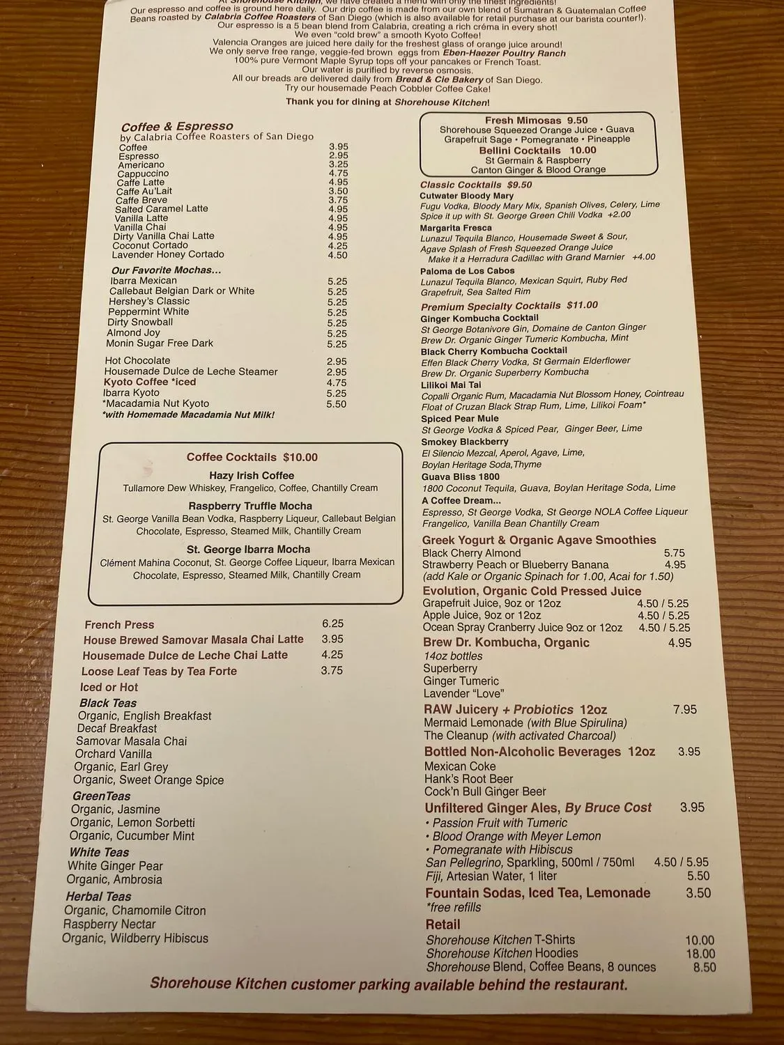 Menu 6