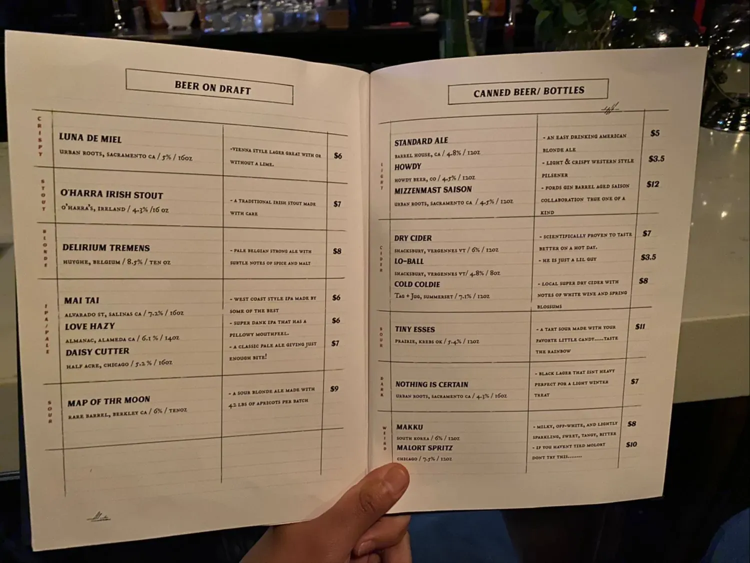 Menu 5