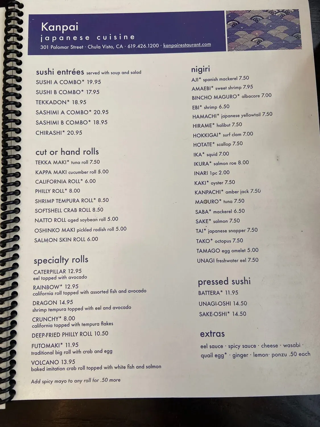 Menu 3