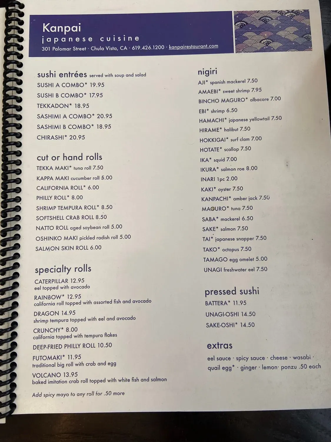 Menu 6