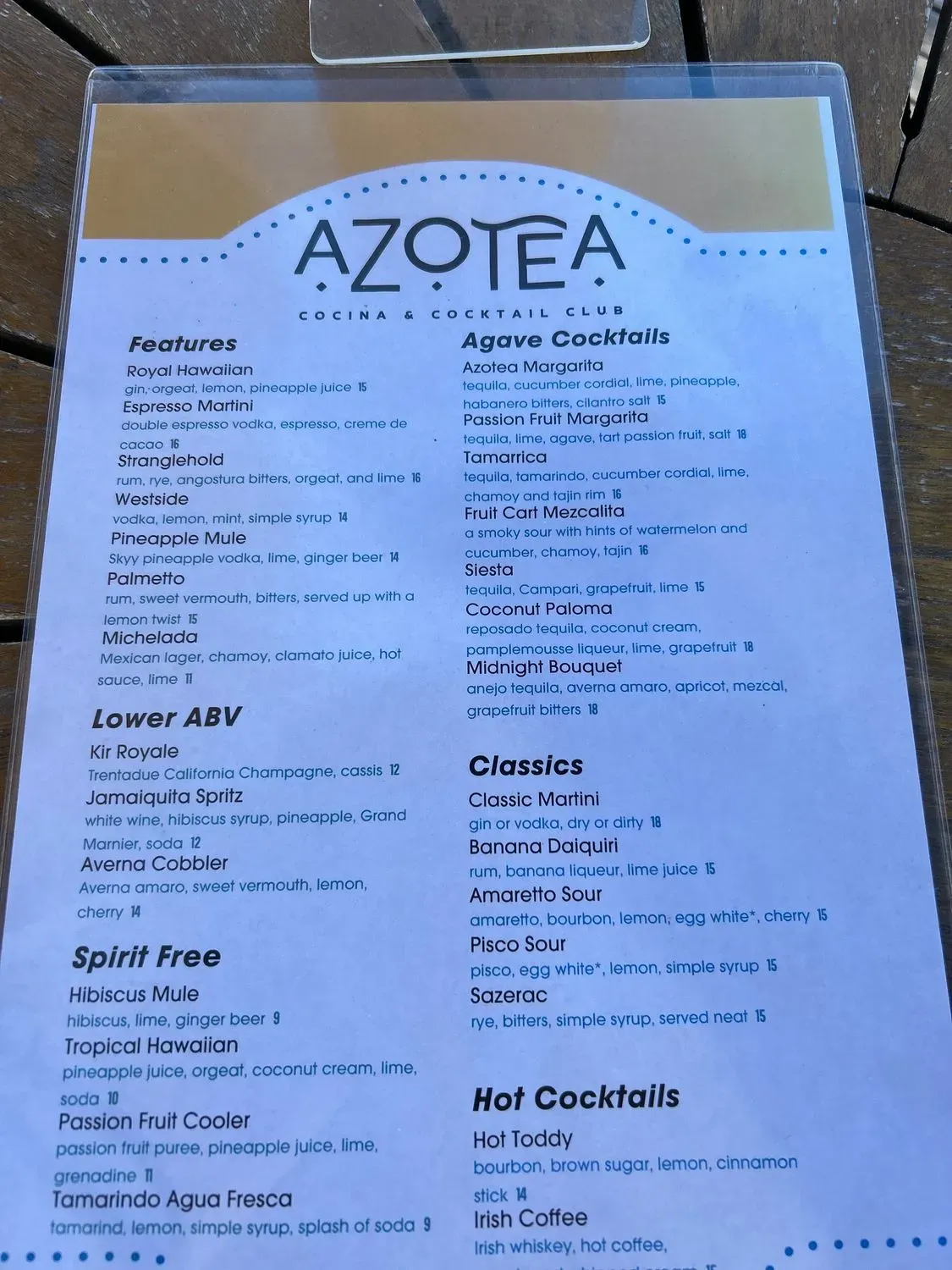 Menu 2