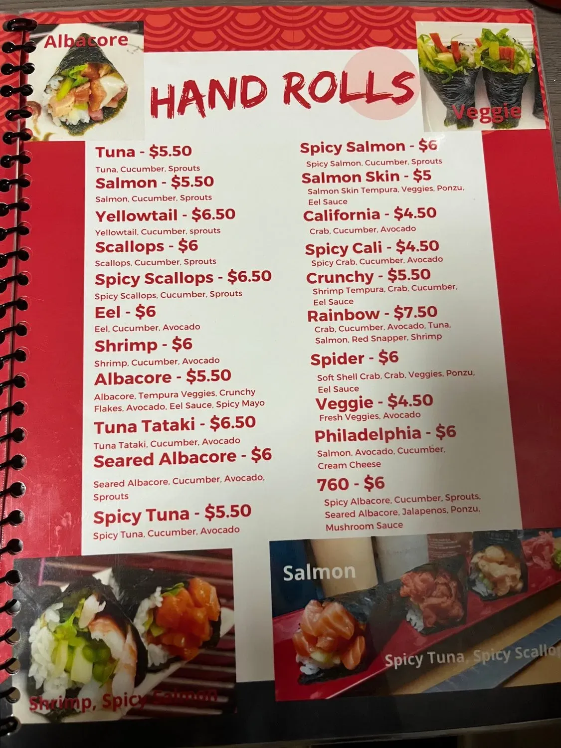 Menu 6