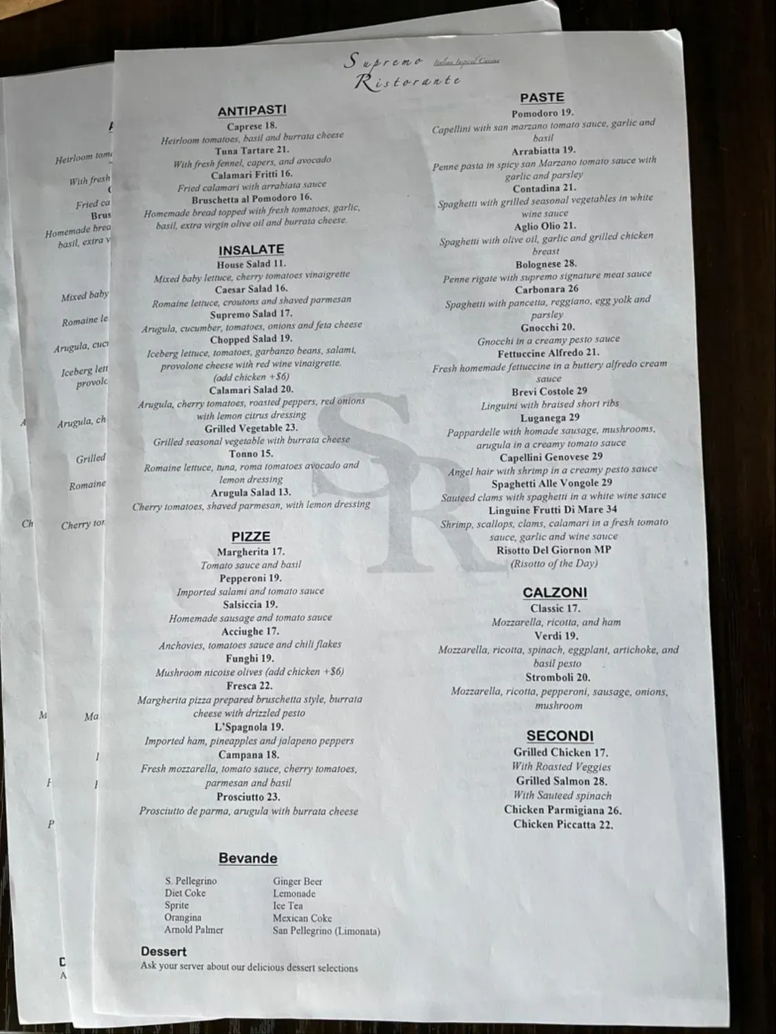 Menu 2