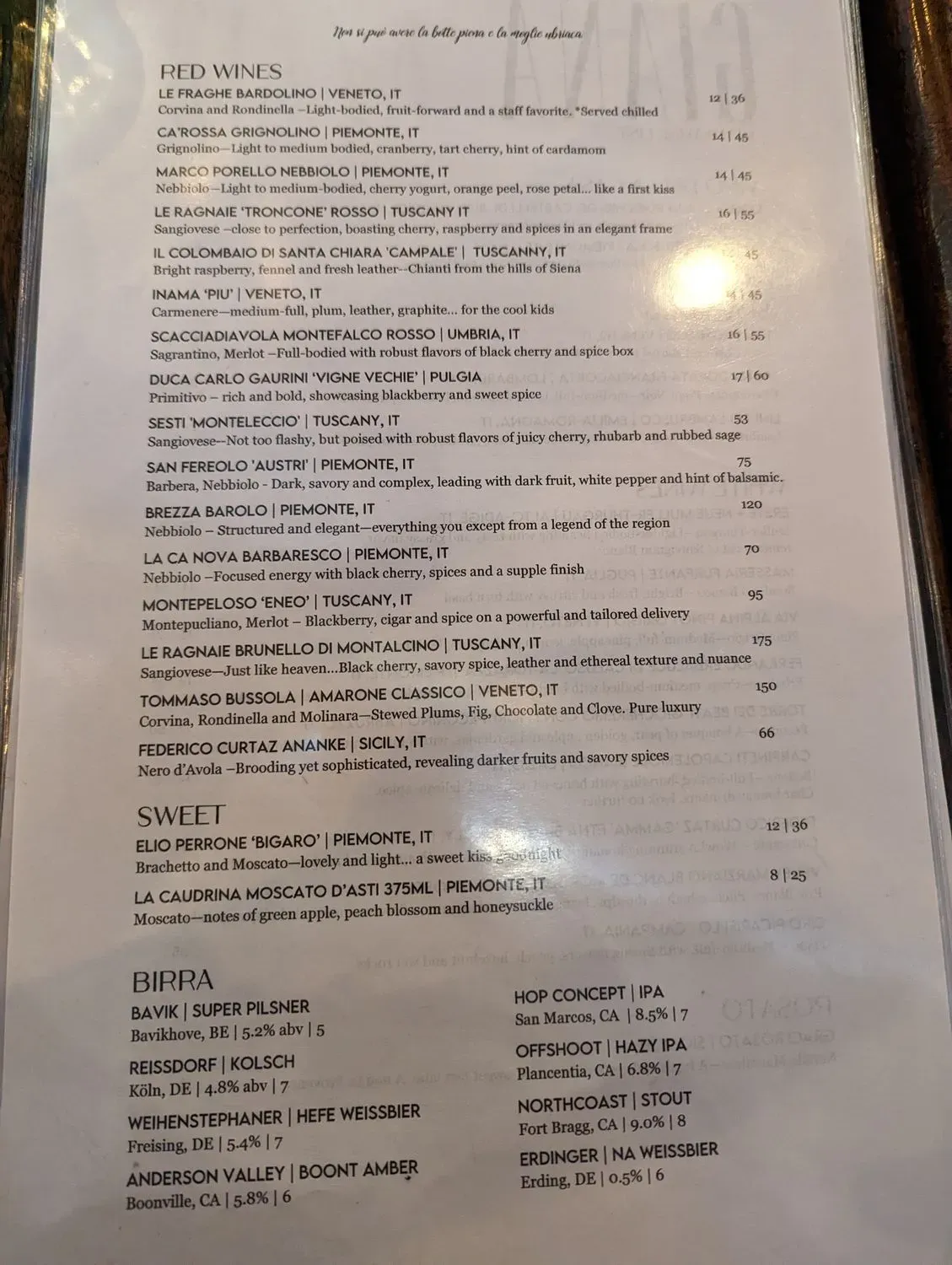 Menu 4