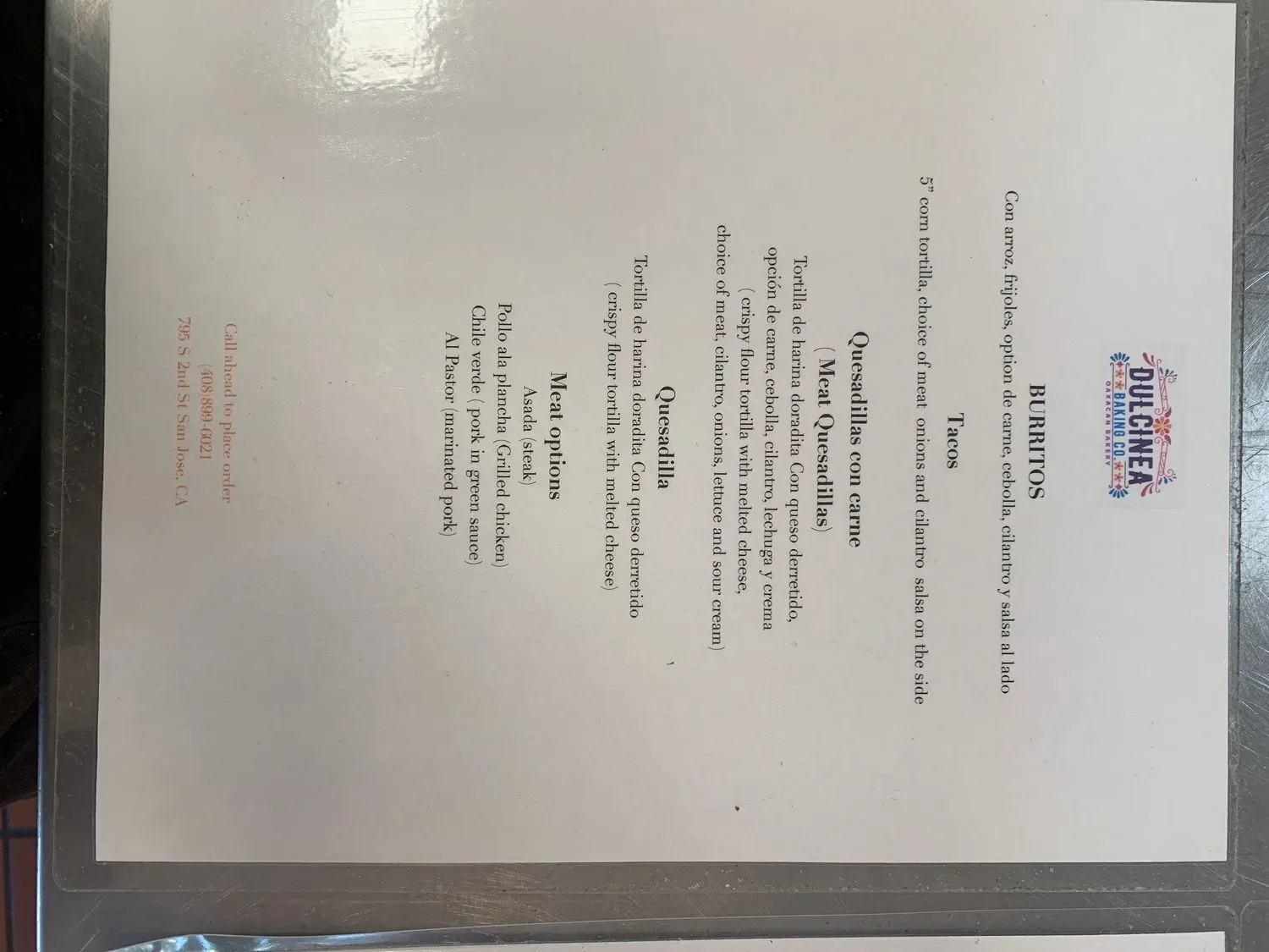 Menu 2