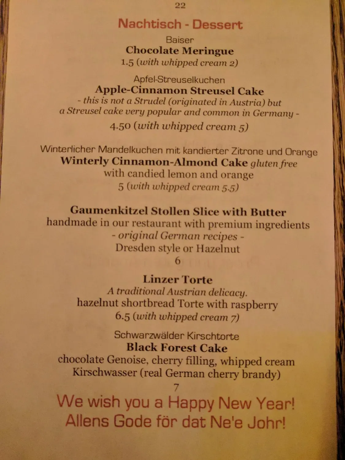 Menu 4