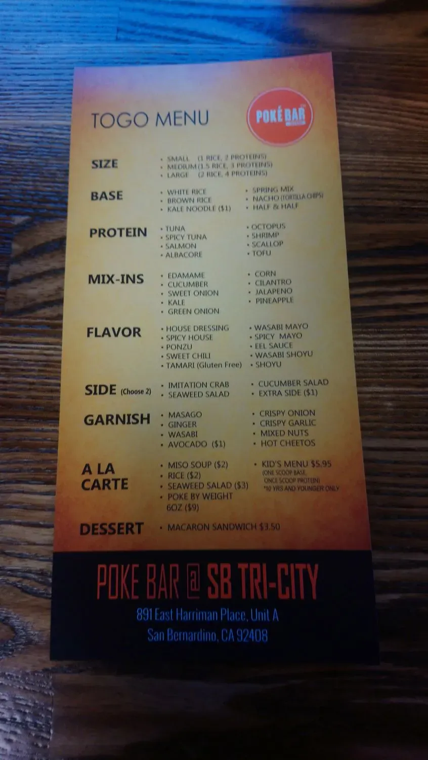 Menu 6