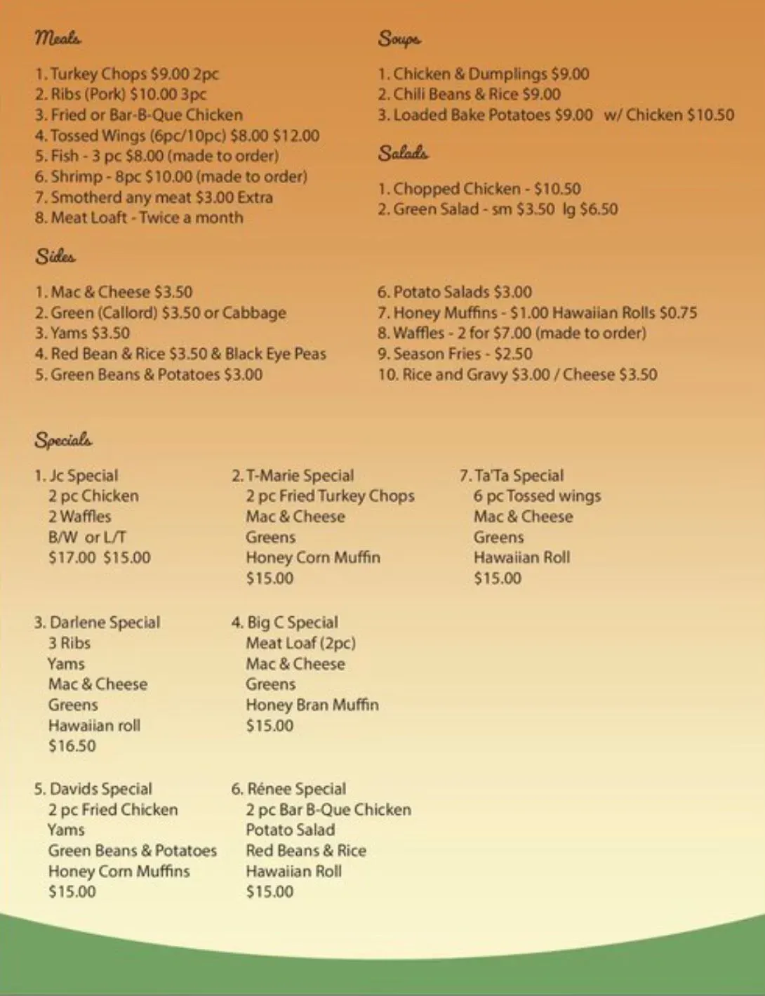 Menu 2