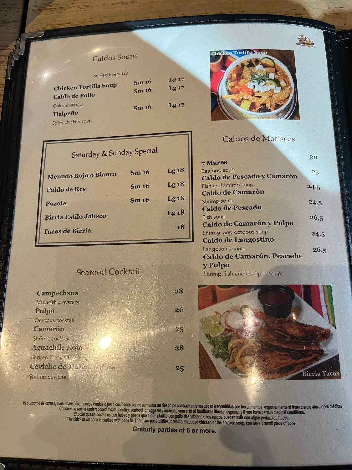 Menu 4