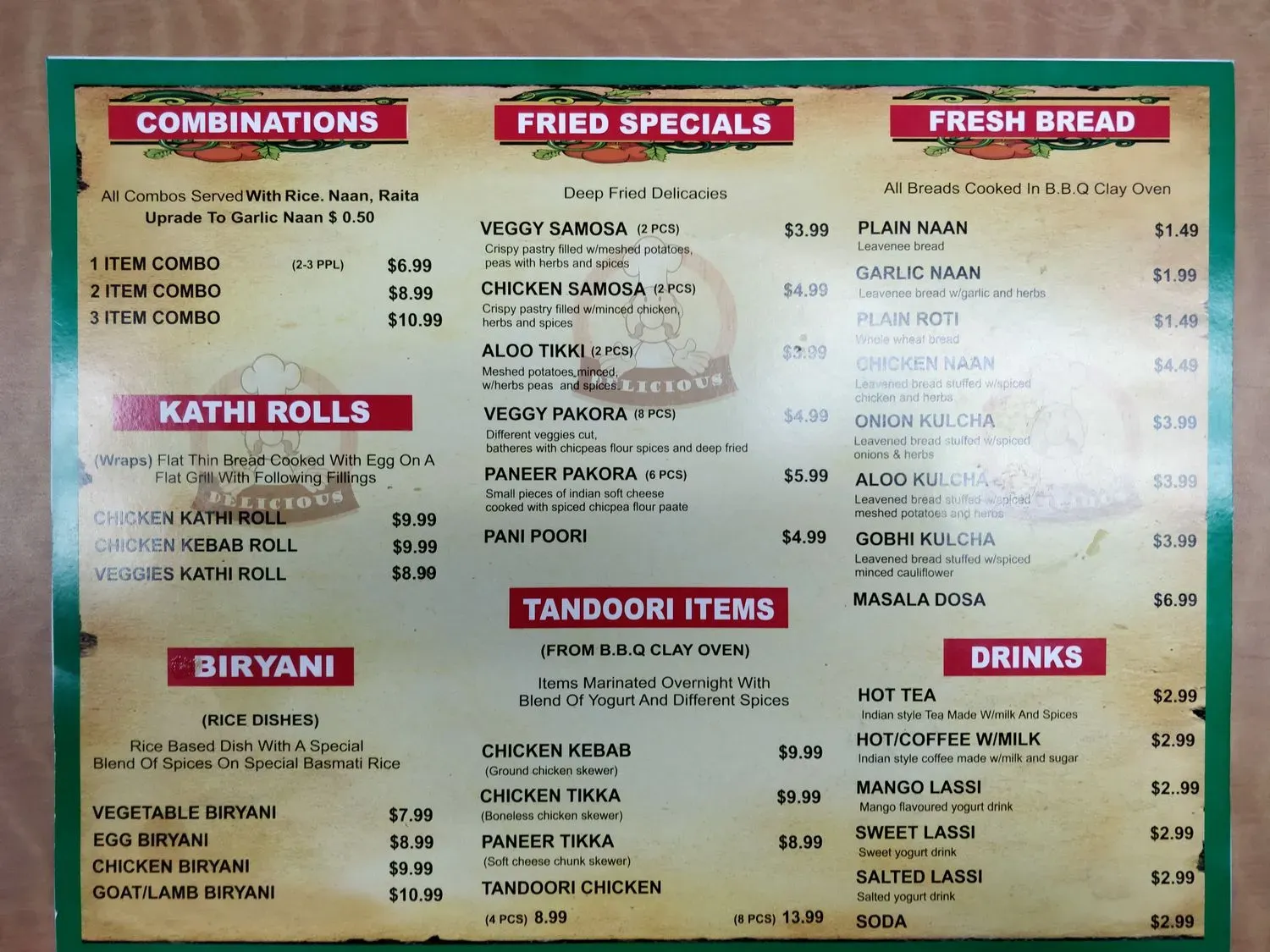 Menu 3