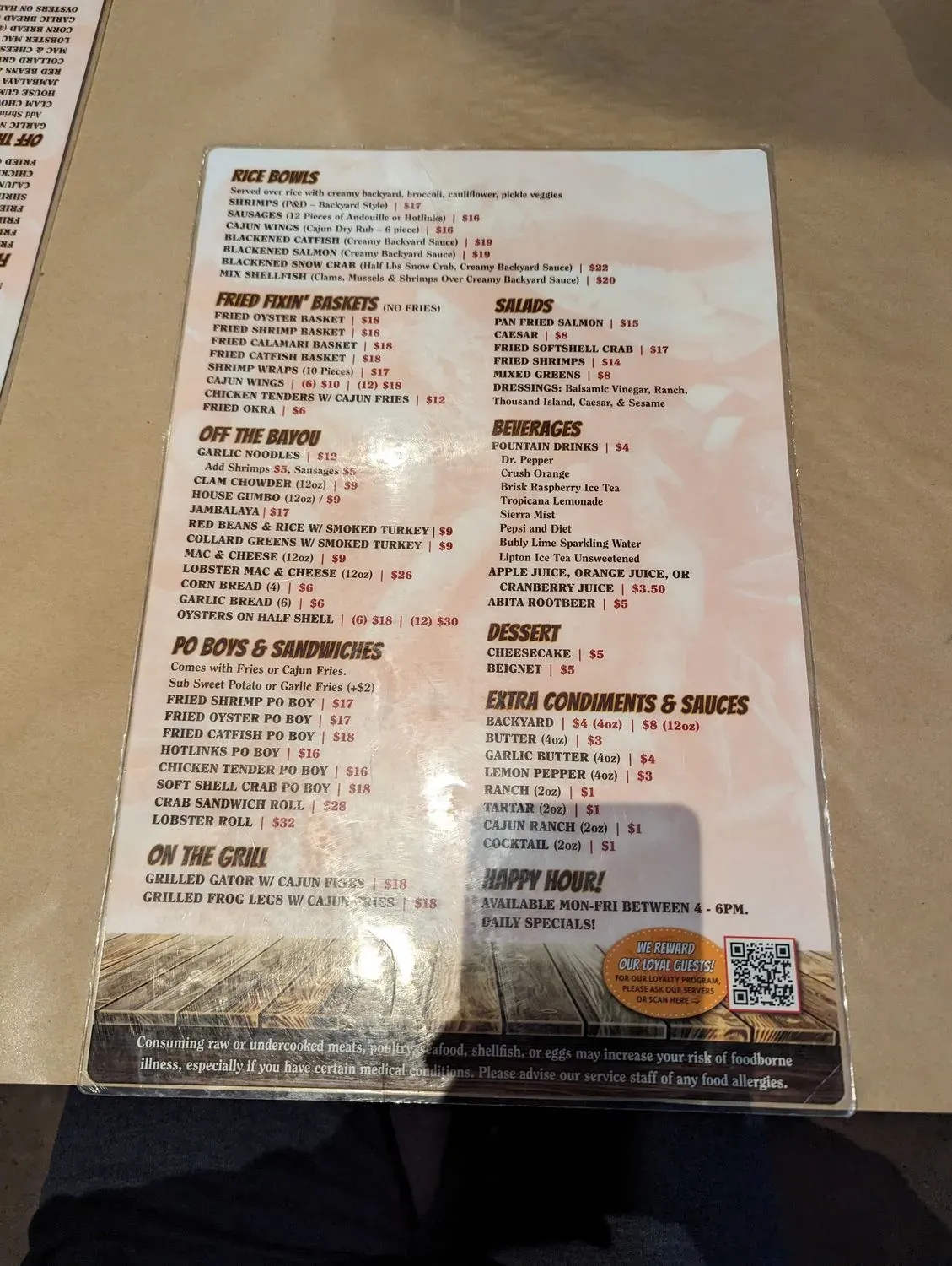 Menu 6