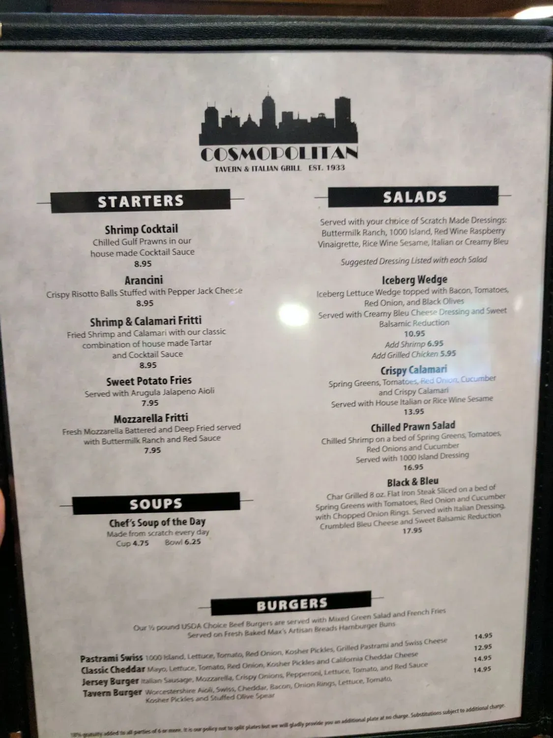 Menu 6