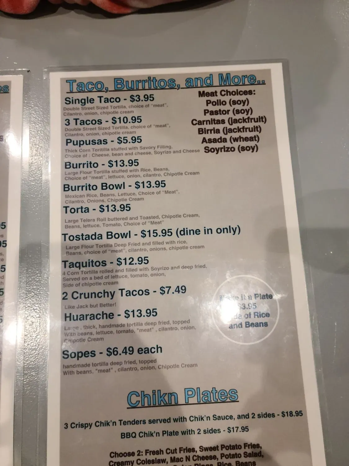 Menu 5