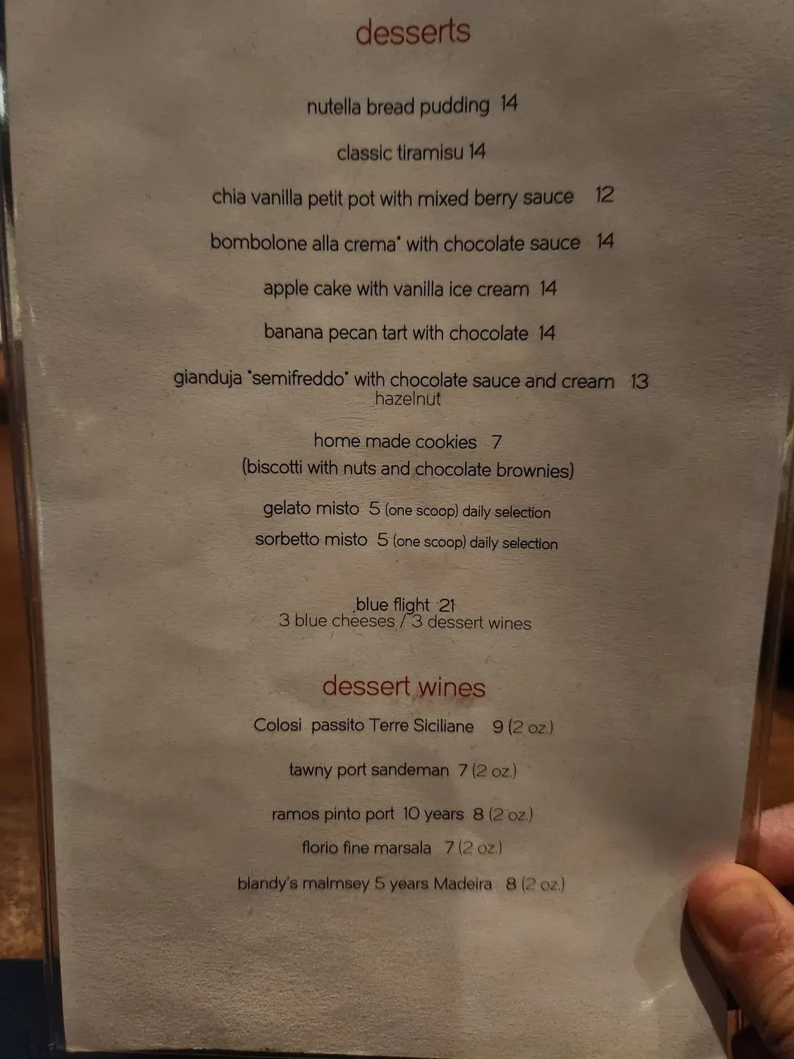 Menu 5