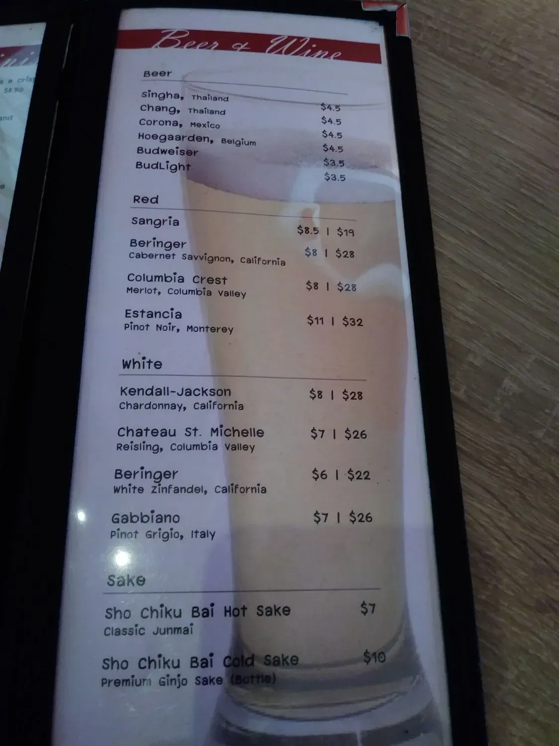 Menu 6