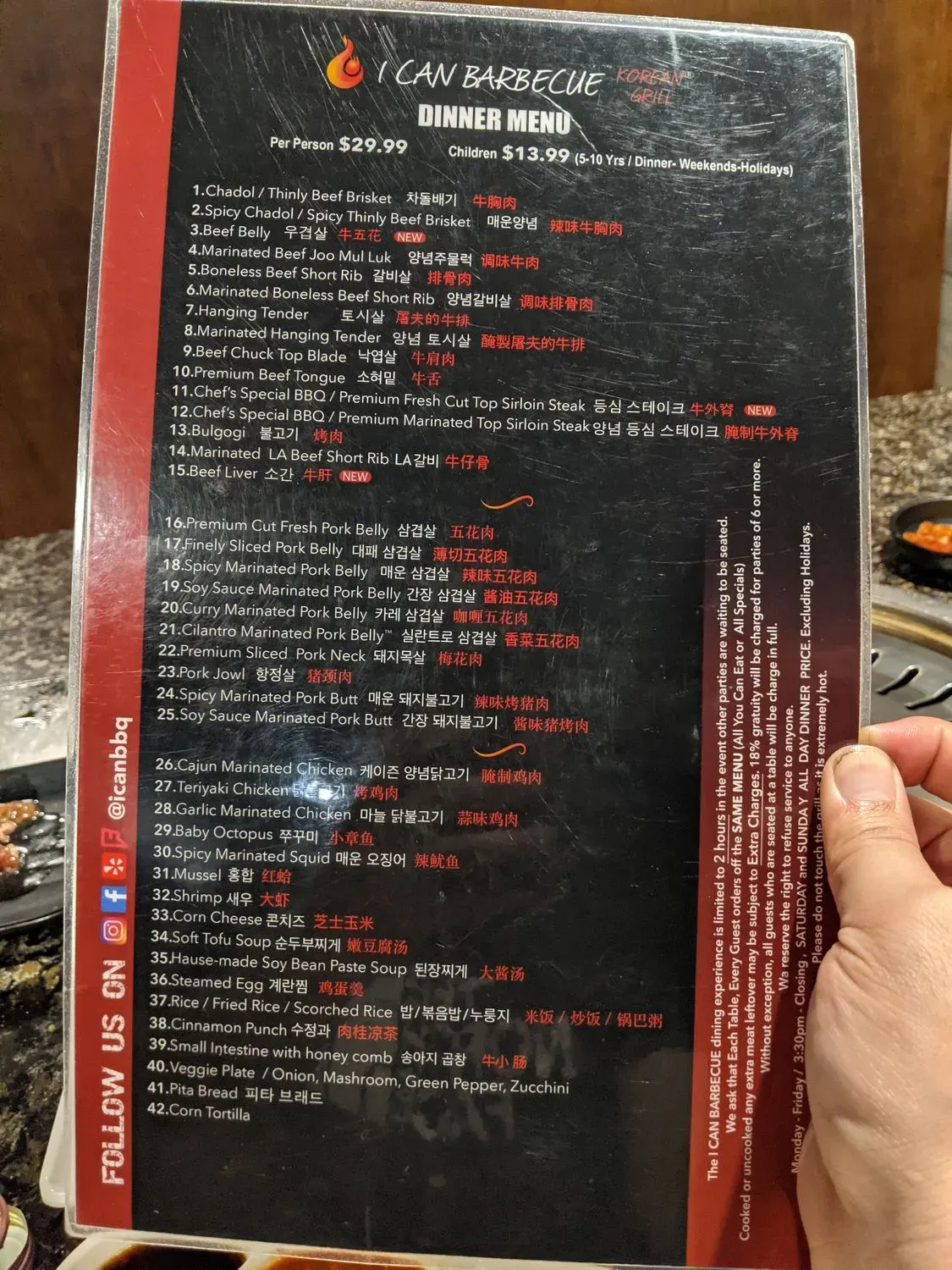 Menu 4