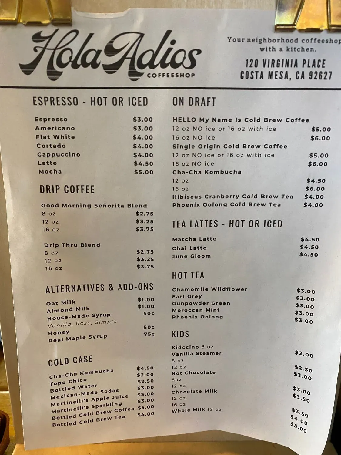 Menu 2