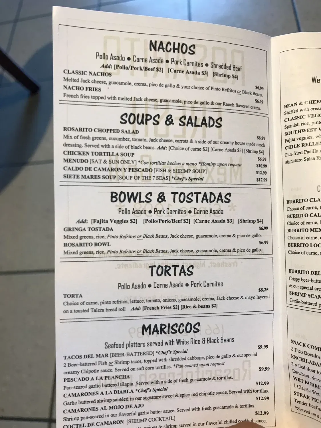 Menu 6