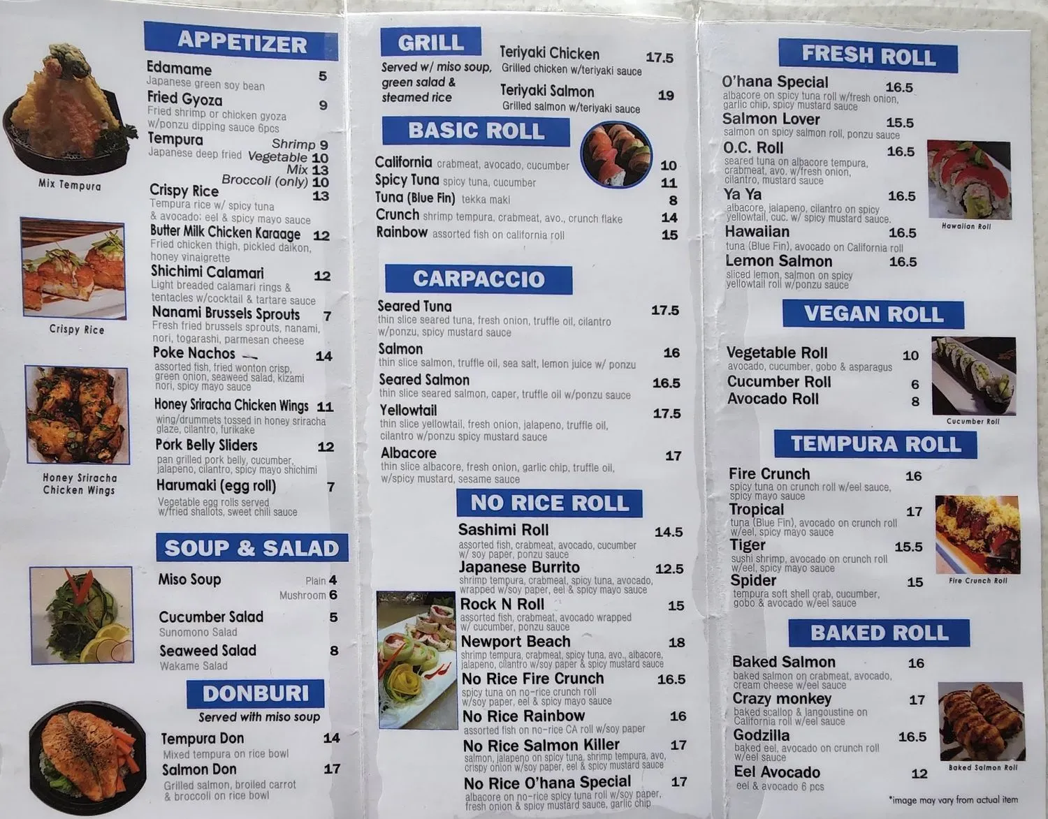 Menu 2