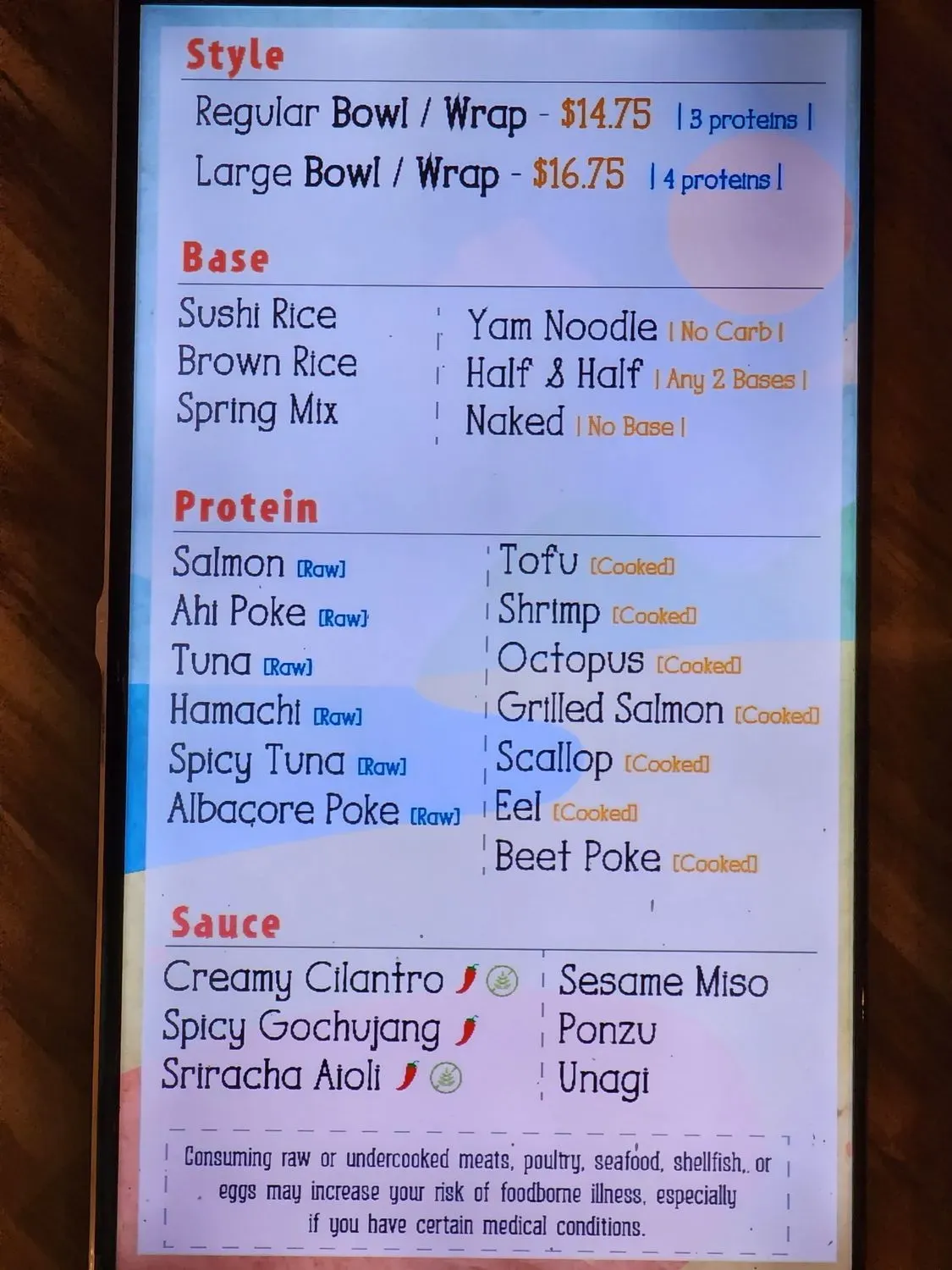 Menu 3