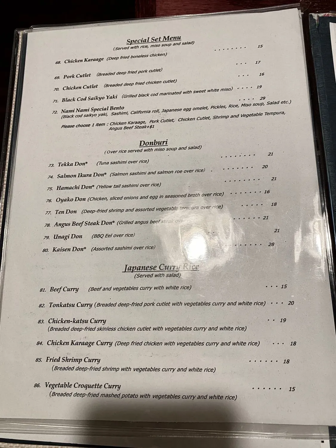 Menu 2