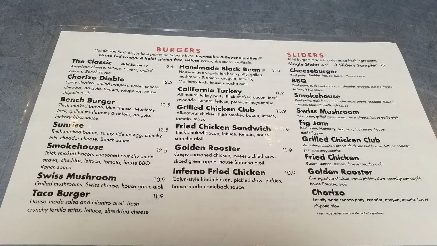 Menu 4