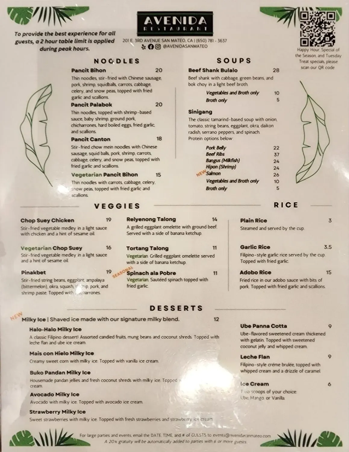 Menu 6