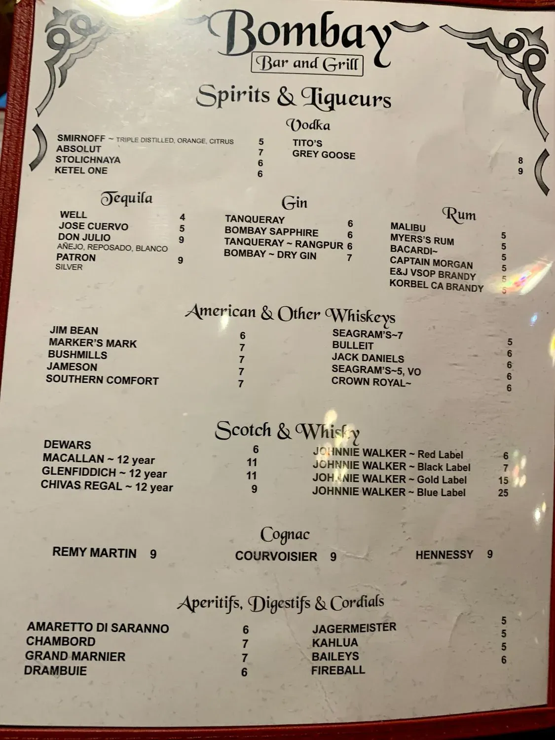 Menu 3