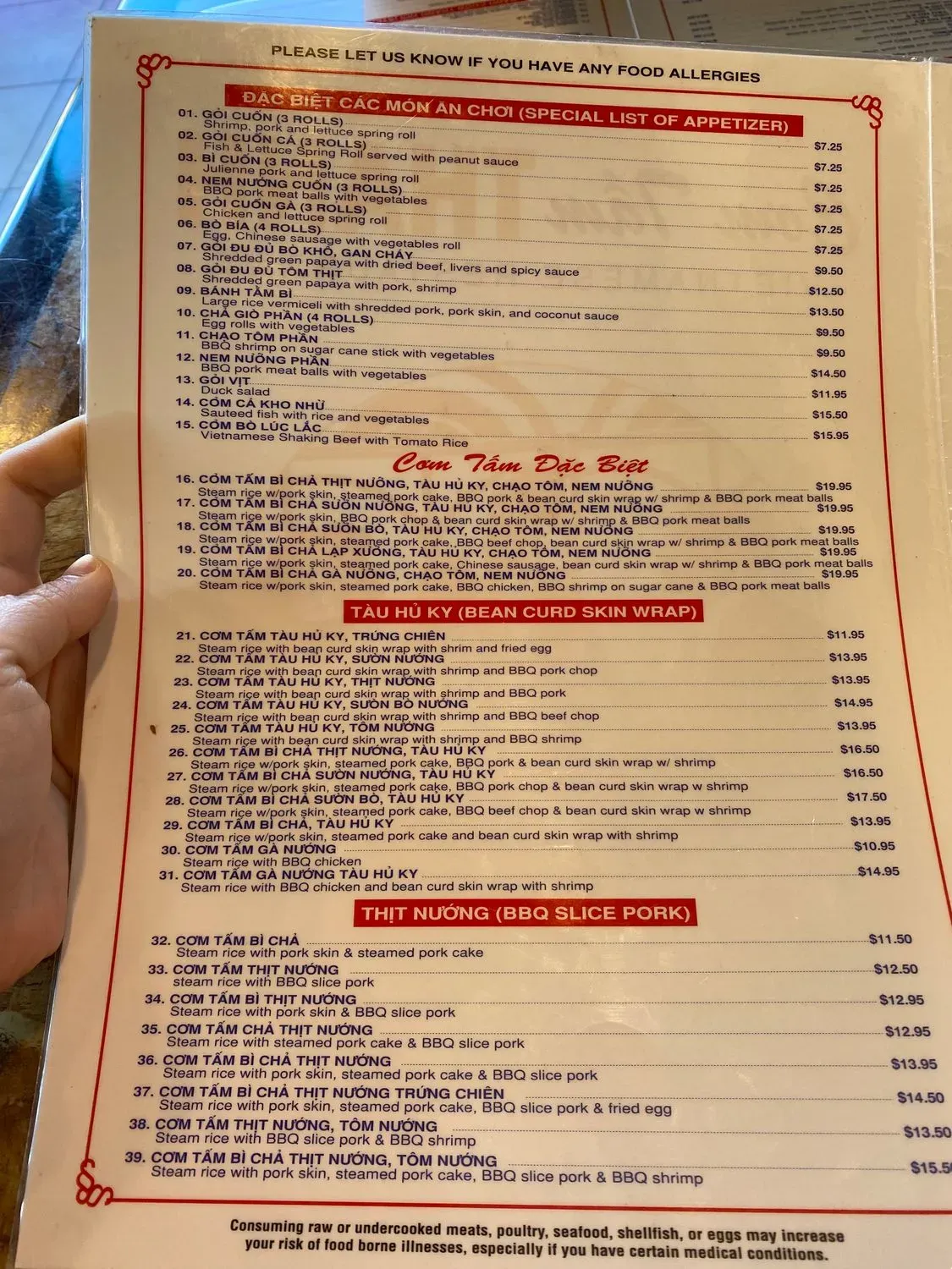 Menu 4