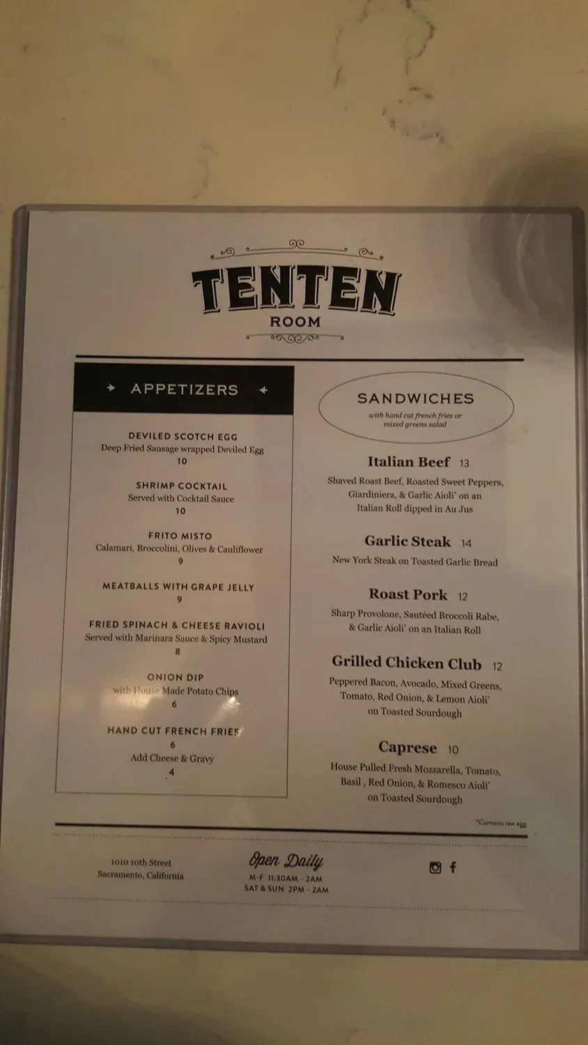 Menu 2