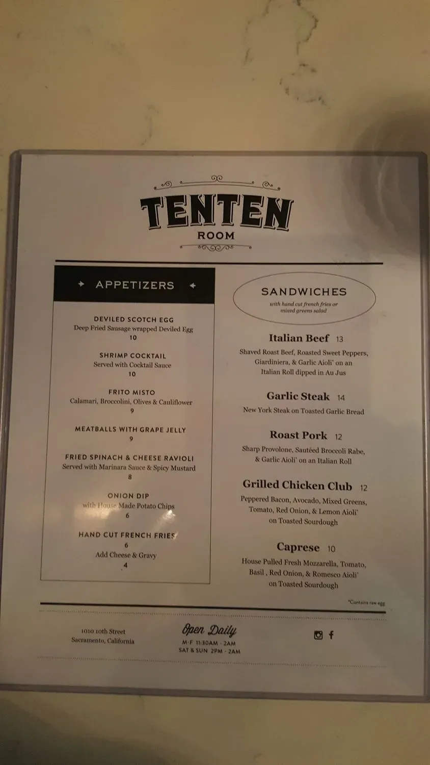 Menu 2