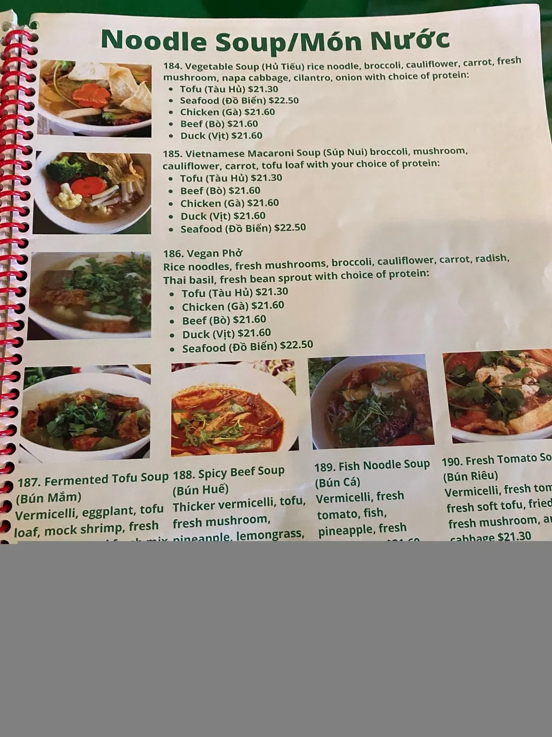 Menu 5