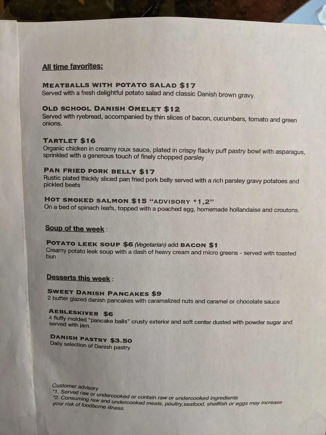 Menu 2