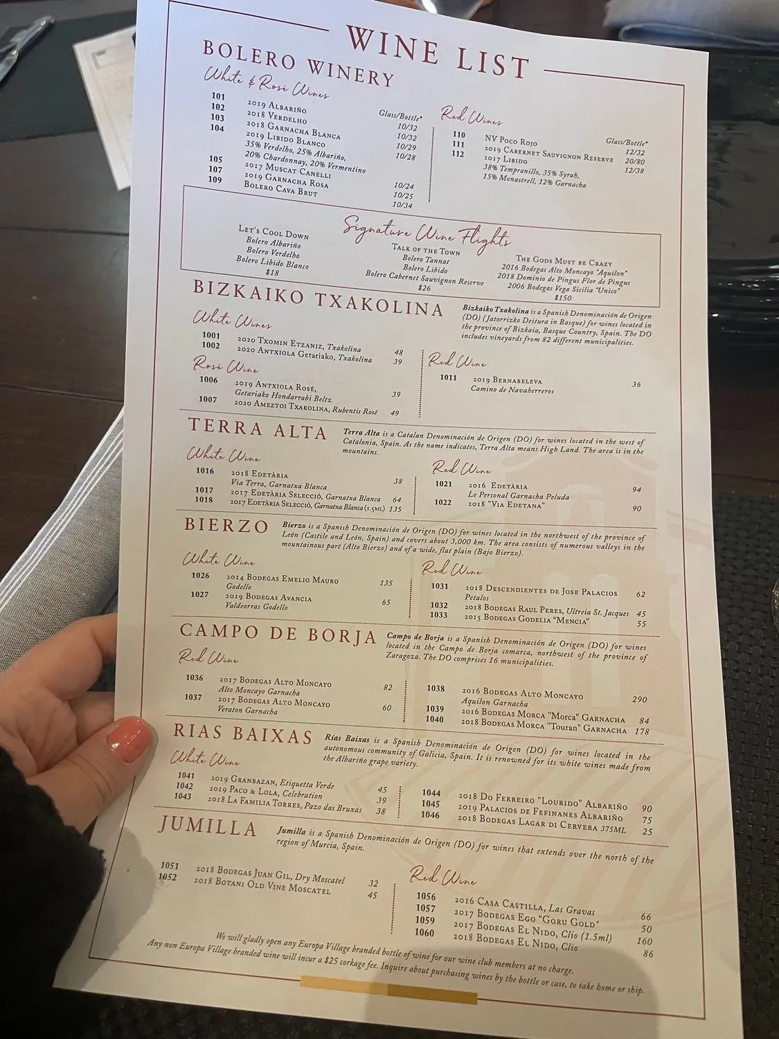 Menu 5