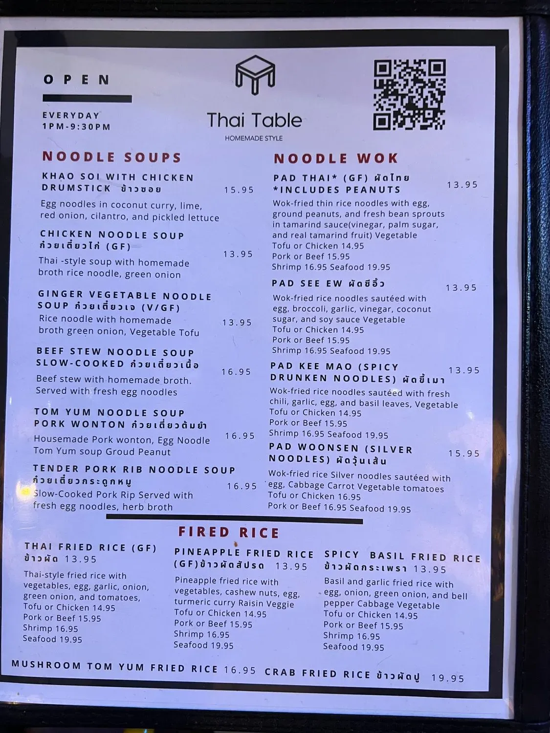 Menu 5