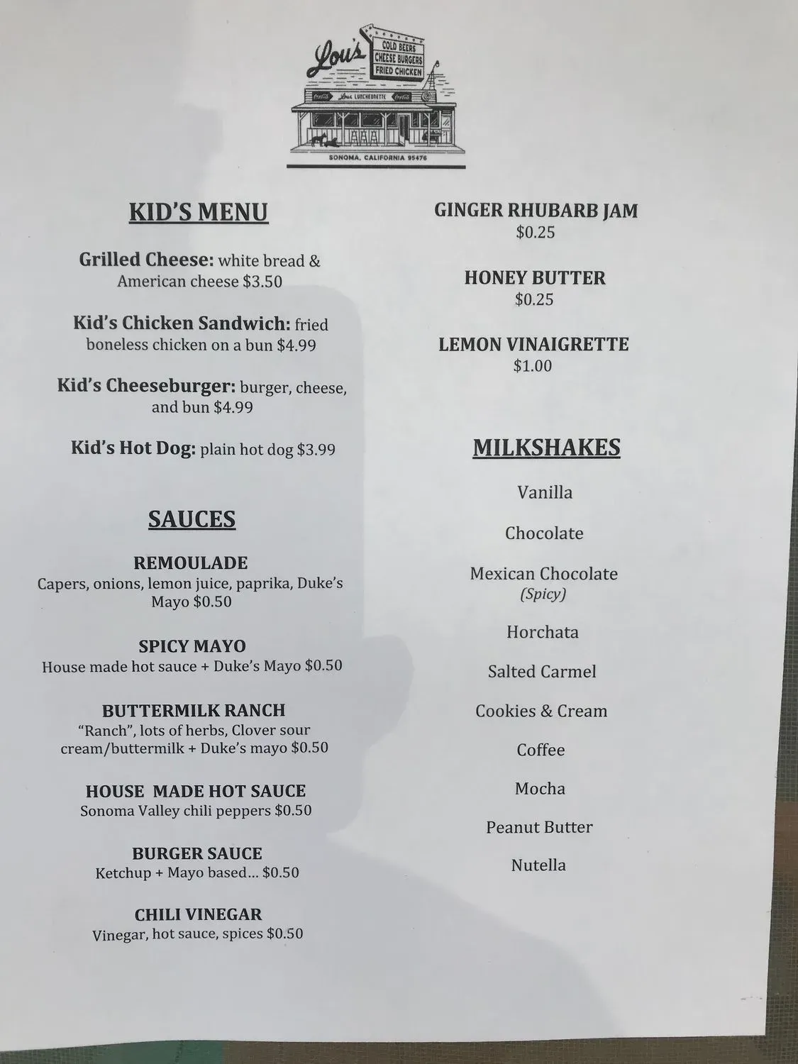 Menu 2